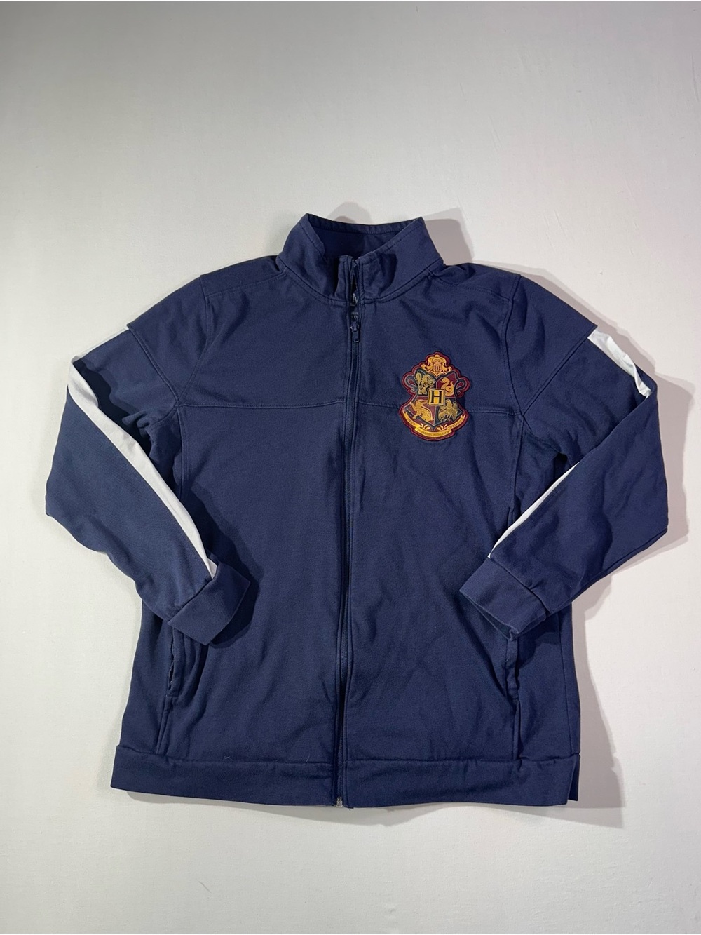 Harry Potter Hogwarts Crest Collared Zip Up Jacket